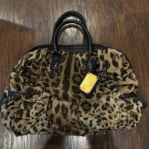 Vintage Dolce & Gabbana Cheetah print bag